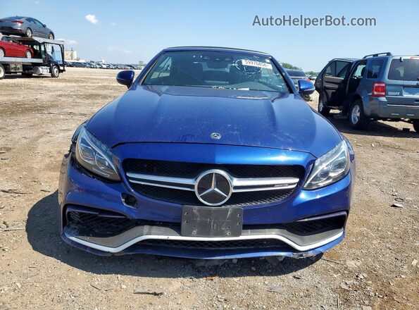 WDDWK8GB9JF704146 2018 MERCEDES-BENZ C-CLASS Blue Rear view