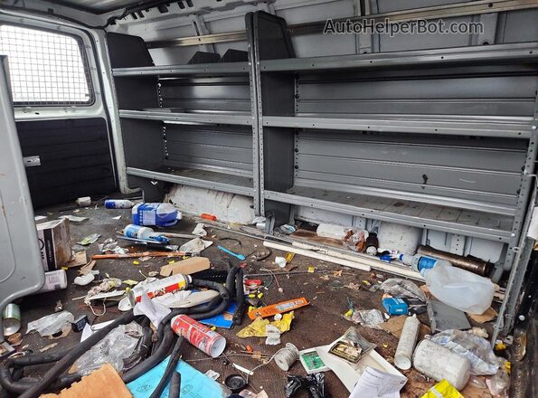 1GTW7AFG0K1348359 2019 GMC SAVANA White Engine compartment view