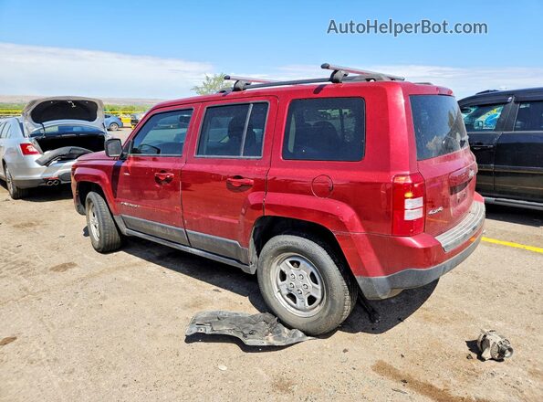 1C4NJRBB6HD195354 2017 JEEP PATRIOT Burgundy უკანა მარჯვენა
