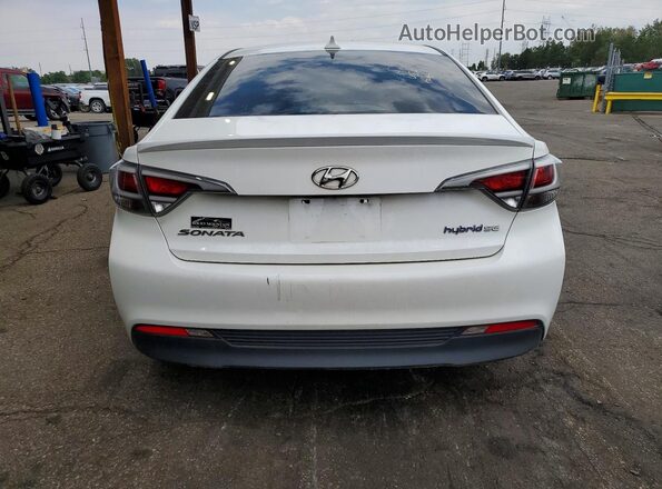 KMHE24L32HA075748 2017 HYUNDAI SONATA White Սալոնի դիմացի տեսք