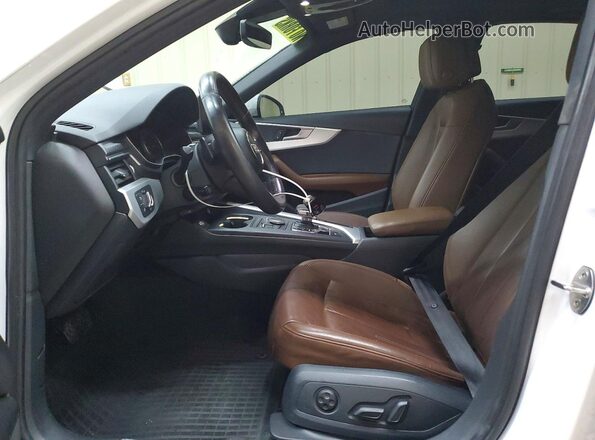 WAUGNAF40HN029073 2017 AUDI A4 White Widok deski rozdzielczej