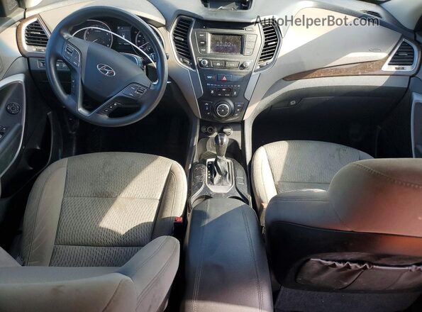 5NMZT3LB7JH061747 2018 HYUNDAI SANTA White Սարքավորումների վահանակի տեսք