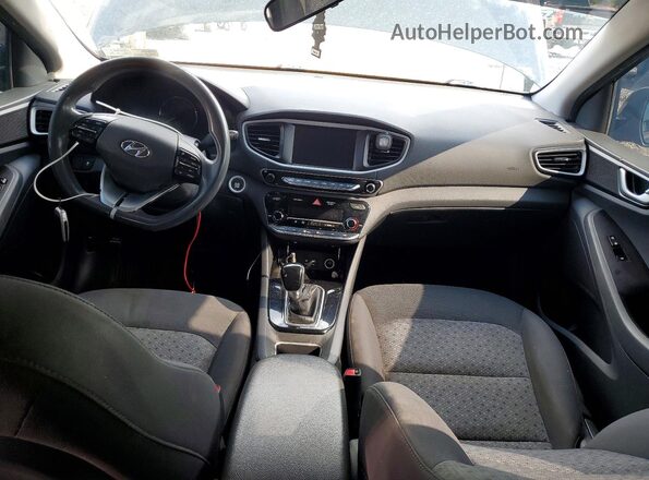 KMHC65LC7KU163380 2019 HYUNDAI IONIQ Black Widok zestawu wskaźników