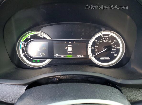 KNDCD3LD3K5332294 2019 KIA NIRO Silver უკანა სავარძლების ხედი