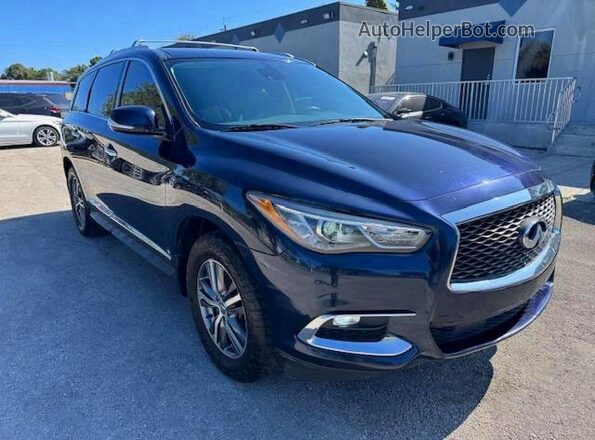 5N1DL0MM9LC538281 2020 INFINITI QX60 Blue Widok z przodu