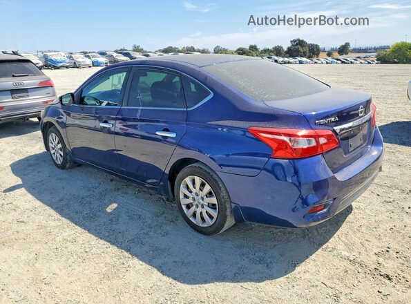 3N1AB7AP5HY232519 2017 NISSAN SENTRA Blue Rear right