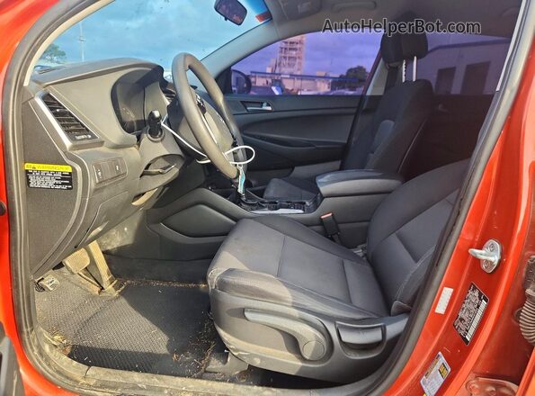KM8J23A46HU414854 2017 HYUNDAI TUCSON Orange Widok deski rozdzielczej