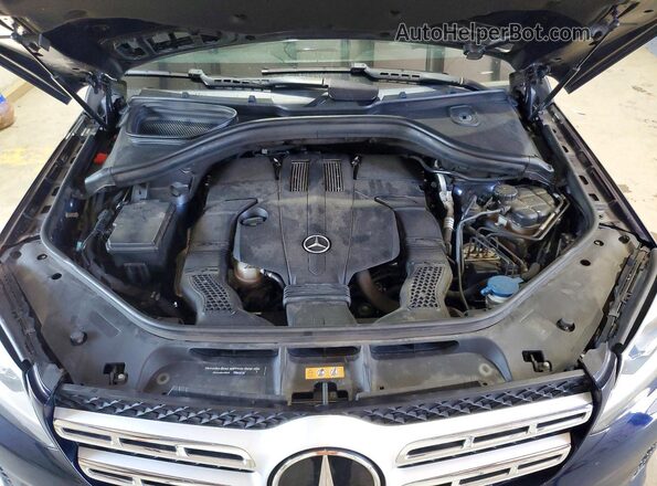 4JGDF6EE8HA981509 2017 MERCEDES-BENZ GLS-CLASS Blue Vista de la etiqueta del VIN