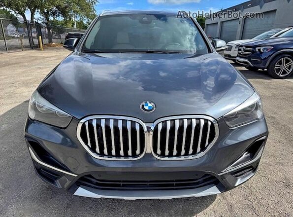 WBXJG7C0XL5P55560 2020 BMW X1 Gray Vista trasera
