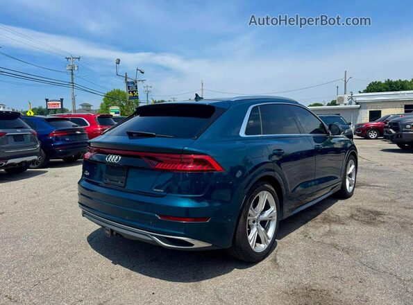 WA1CVAF19KD008785 2019 AUDI Q8 Blue Передня права чверть