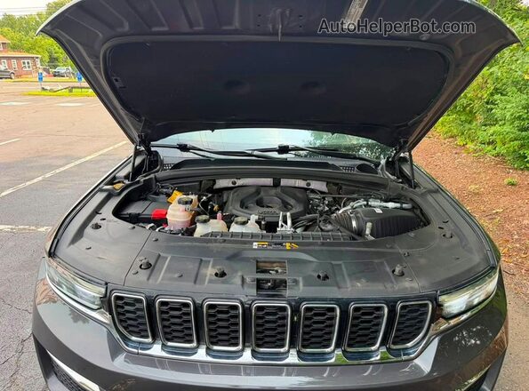1C4RJYB62PC665057 2023 JEEP CHEROKEE Black Widok komory silnika