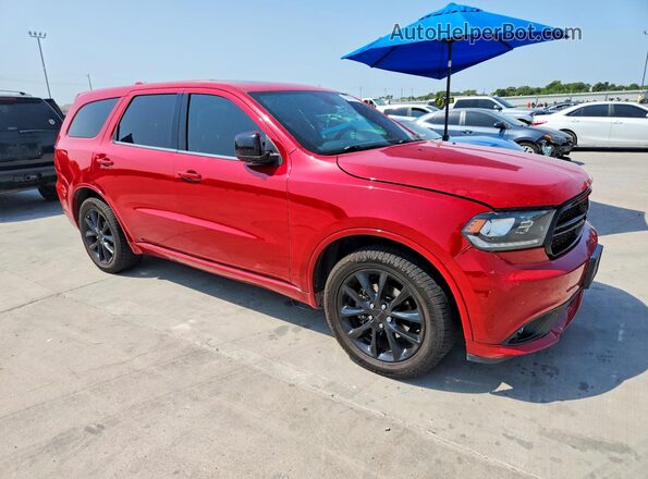 1C4RDHAG6JC302253 2018 DODGE DURANGO Red Widok z przodu