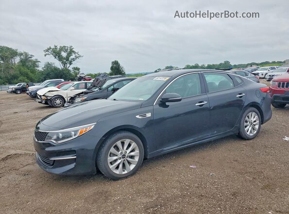 5XXGU4L38HG137598 2017 KIA OPTIMA Black Tył lewy