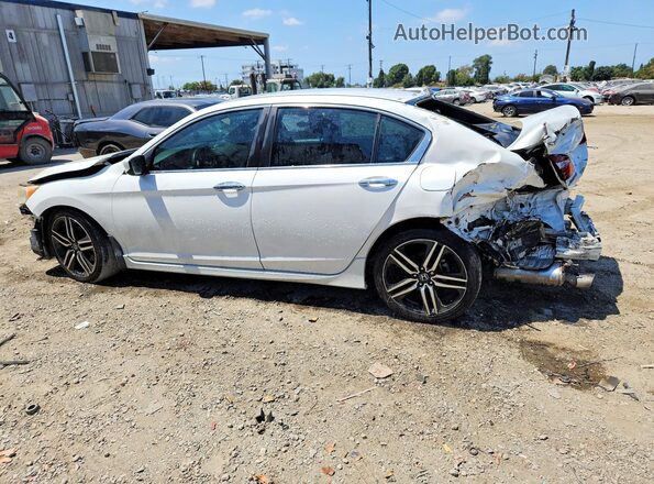 1HGCR2F53GA157822 2016 HONDA ACCORD White Задня права чверть