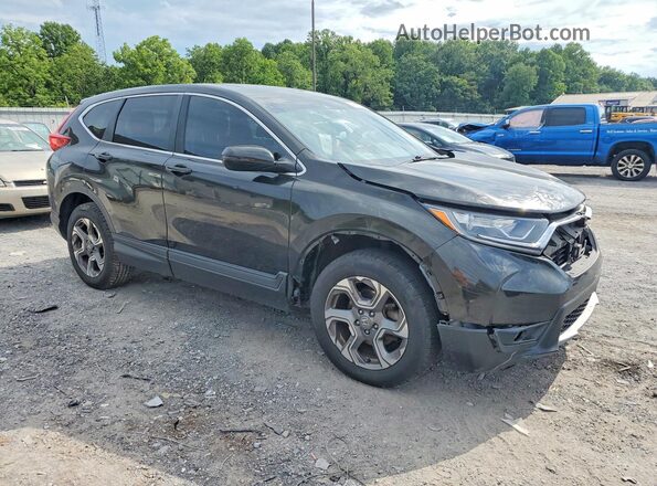 2HKRW2H8XKH639892 2019 HONDA CR-V Black Widok z przodu