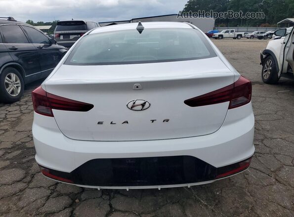 5NPD84LF8LH544853 2020 HYUNDAI ELANTRA White წინა სალონის ხედი
