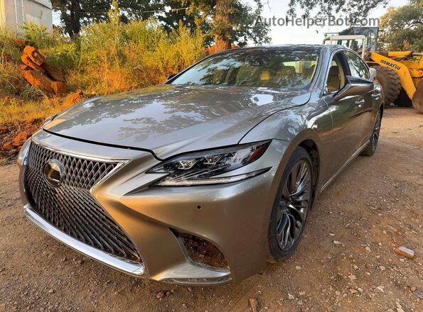 JTHB5LFF7J5003830 2018 LEXUS LS500 Серебряный Задняя правая четверть
