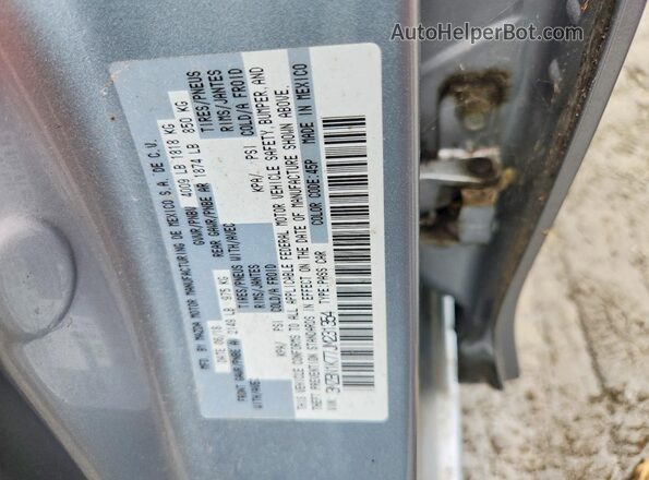 3MZBN1K77JM231354 2018 MAZDA 3 Silver Widok naklejki z numerem VIN