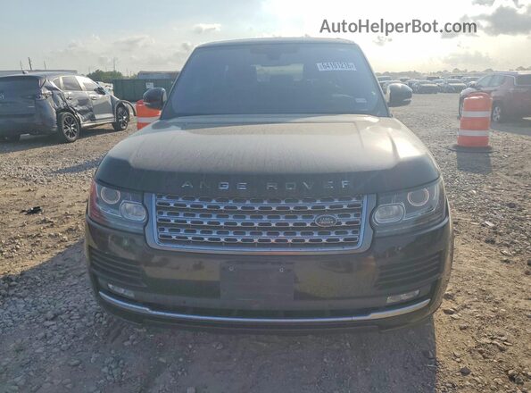 SALGS2KF1GA268946 2016 LAND ROVER RANGE ROVER Black Հետևի տեսք