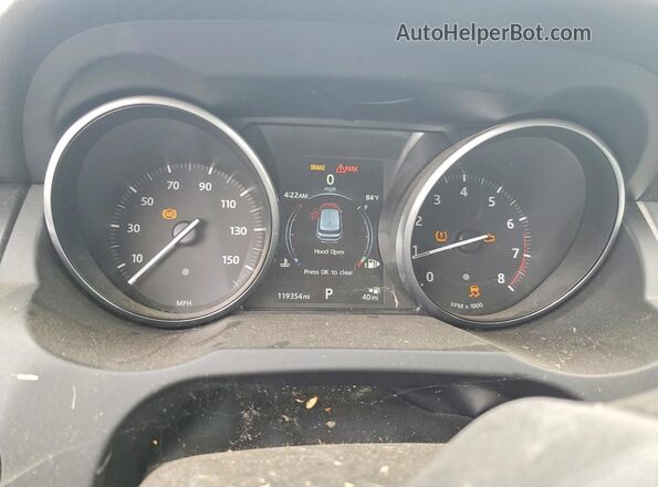 SALVP2BGXHH209436 2017 LAND ROVER RANGE ROVER White უკანა სავარძლების ხედი
