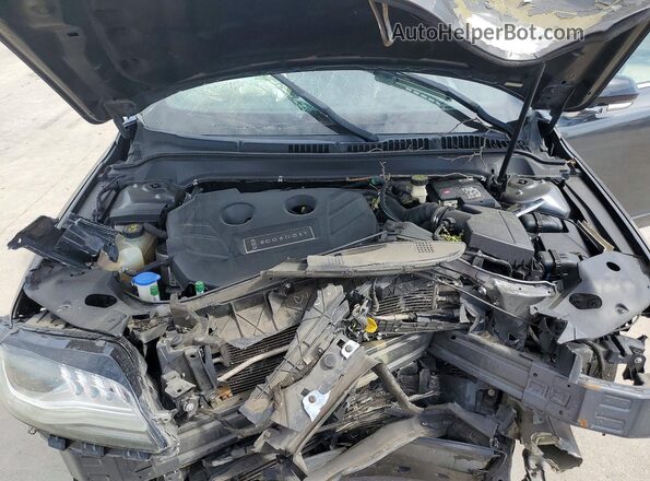 3LN6L5C92HR622986 2017 LINCOLN MKZ Black ძრავის განყოფილების ხედი
