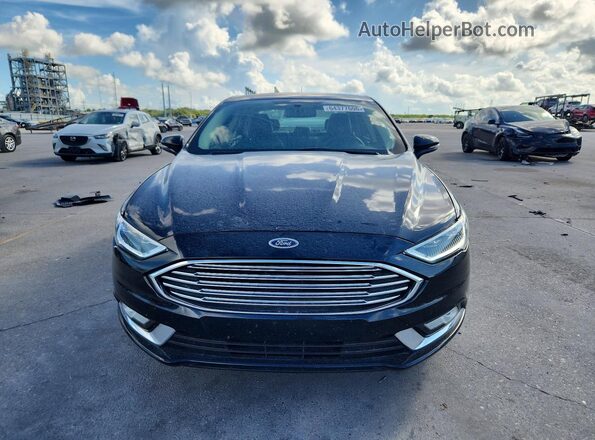 3FA6P0HD3HR244451 2017 FORD FUSION Black უკანა ხედი
