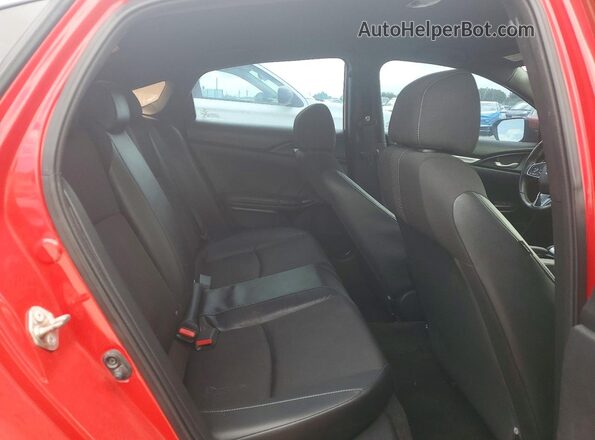 2HGFC2F50GH550421 2016 HONDA CIVIC Red Widok wnętrza z tyłu