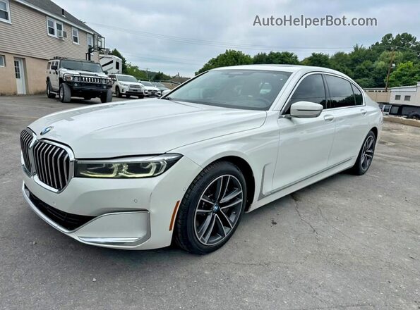 WBA7U2C03MCG37401 2021 BMW 7 SERIES White Հետևի ձախ