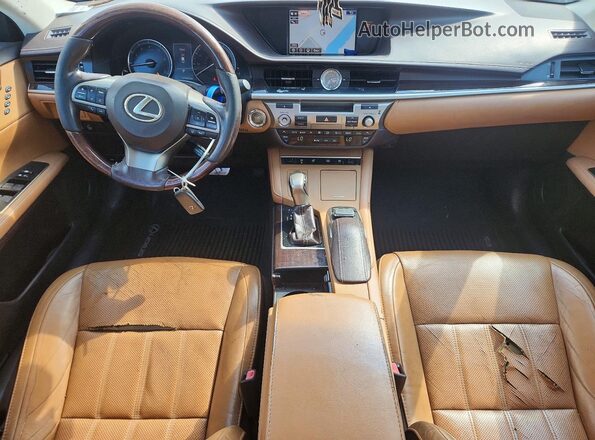 58ABK1GG1GU010457 2016 LEXUS ES Black Սարքավորումների վահանակի տեսք