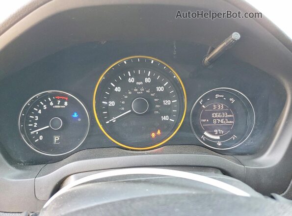 3CZRU6H53GM768720 2016 HONDA HR-V Silver Vista de los asientos traseros