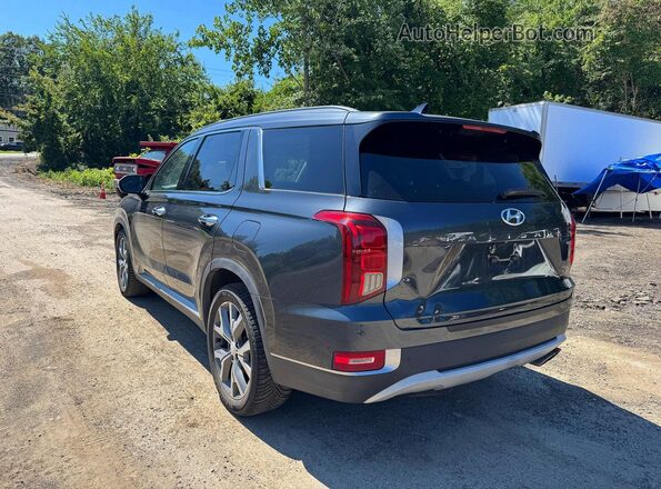 KM8R4DHE0LU066415 2020 HYUNDAI PALISADE Blue Delantero derecho