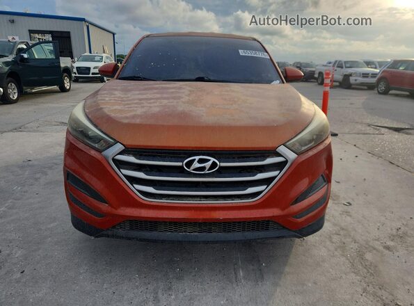 KM8J23A46HU414854 2017 HYUNDAI TUCSON Orange Widok z tyłu