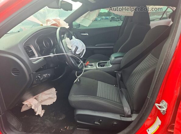 2C3CDXCT2NH132765 2022 DODGE CHARGER Red Widok deski rozdzielczej
