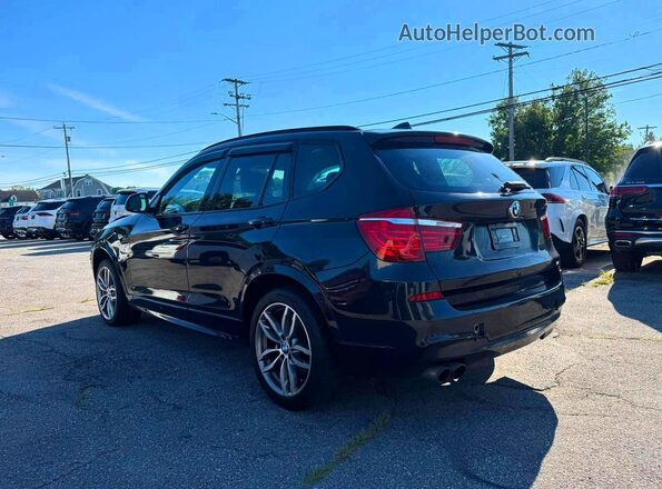 5UXWX9C37H0W79730 2017 BMW X3 Black Rear right