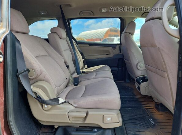 5FNRL6H54LB004561 2020 HONDA ODYSSEY Maroon Vista del compartimento del motor
