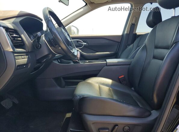 JN8BT3BA4NW043837 2022 NISSAN ROGUE Black წინა პანელის ხედი