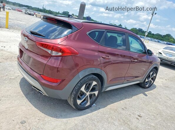 KM8J33A27JU631105 2018 HYUNDAI TUCSON Red Առջևի աջ