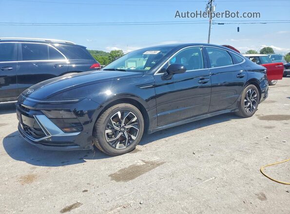 KMHL64JA9RA399133 2024 HYUNDAI SONATA Черный Задняя левая четверть