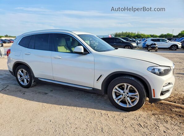 5UXTR7C51KLF27065 2019 BMW X3 White Front view