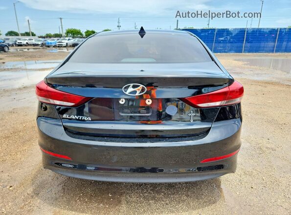 5NPD84LF0JH304791 2018 HYUNDAI ELANTRA Black Vista interior delantera
