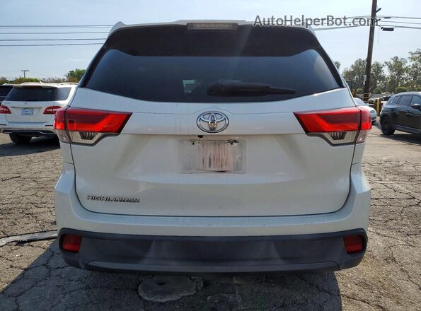 5TDZARFH9KS051485 2019 TOYOTA HIGHLANDER White Vista interior delantera
