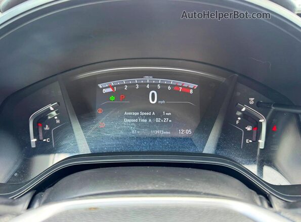 2HKRW2H28MH632888 2021 HONDA CR-V Burgundy ხელსაწყოთა პანელის ხედი