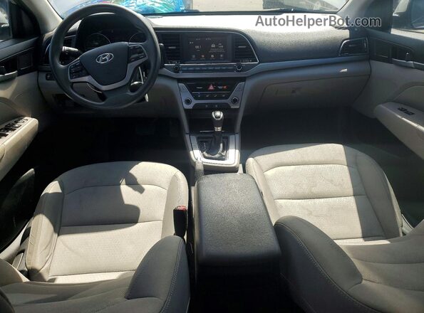 5NPD84LF3HH011364 2017 HYUNDAI ELANTRA Silver Widok zestawu wskaźników