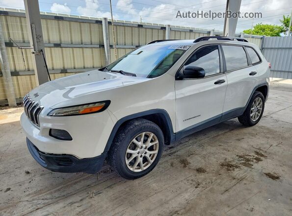 1C4PJLAB9GW293790 2016 JEEP CHEROKEE White უკანა მარცხენა