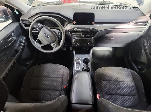 1FMCU0GN0SUA73864 2025 FORD ESCAPE Black Widok zestawu wskaźników