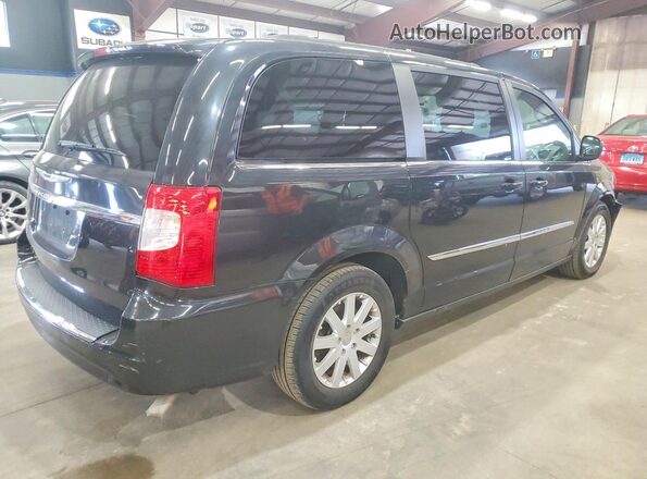 2C4RC1BGXGR289709 2016 CHRYSLER TOWN Black Przód prawy