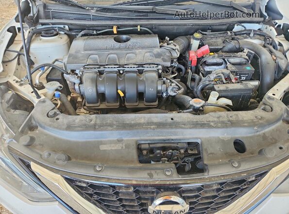 3N1AB7AP6HY271250 2017 NISSAN SENTRA White Widok komory silnika