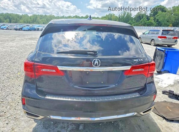 5FRYD3H5XHB010166 2017 ACURA MDX Black წინა სალონის ხედი