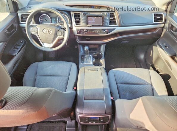 5TDZARFH9GS023158 2016 TOYOTA HIGHLANDER Silver Սարքավորումների վահանակի տեսք