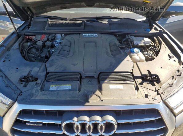 WA1LAAF79HD031346 2017 AUDI Q7 Silver VIN კოდის სტიკერის ხედი